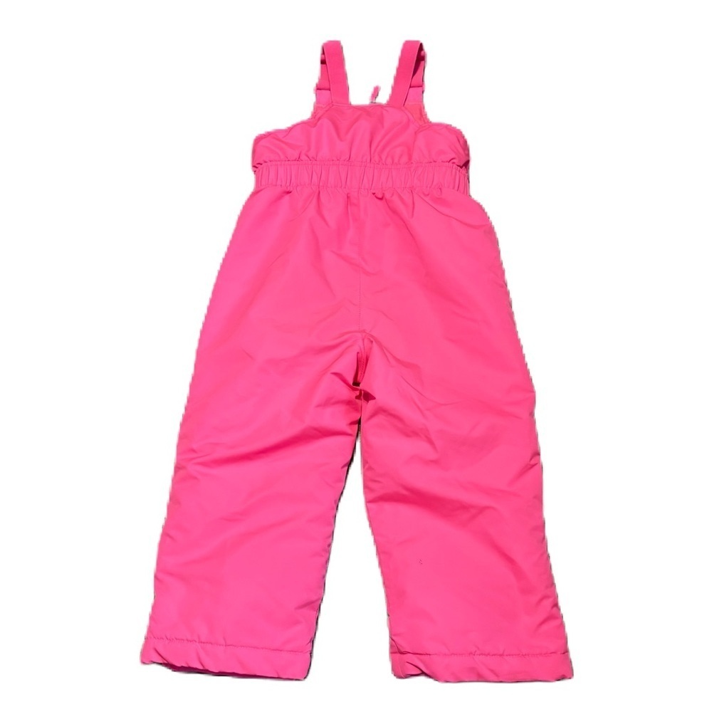Wonder Nation Vibrant Pink Kids Overalls Winter Snow Pants Bib 4T